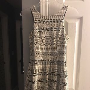 Black and white Tribal dress